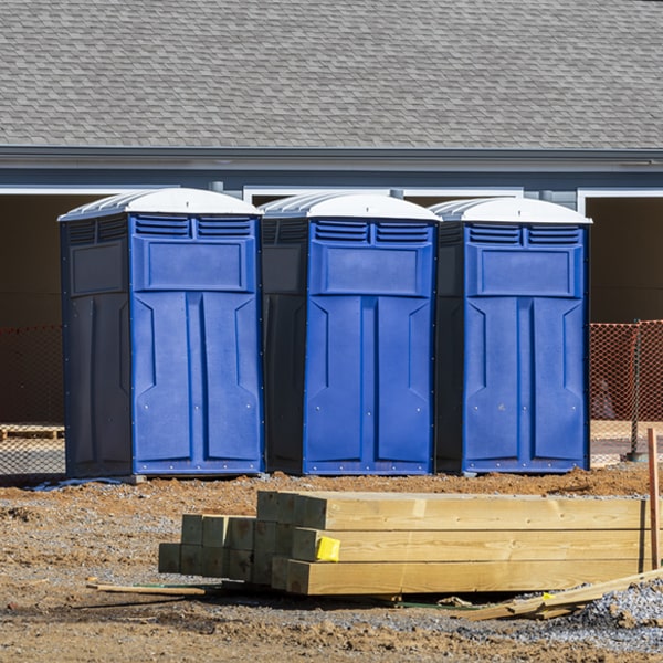 how do i determine the correct number of porta potties necessary for my event in New Liberty IA